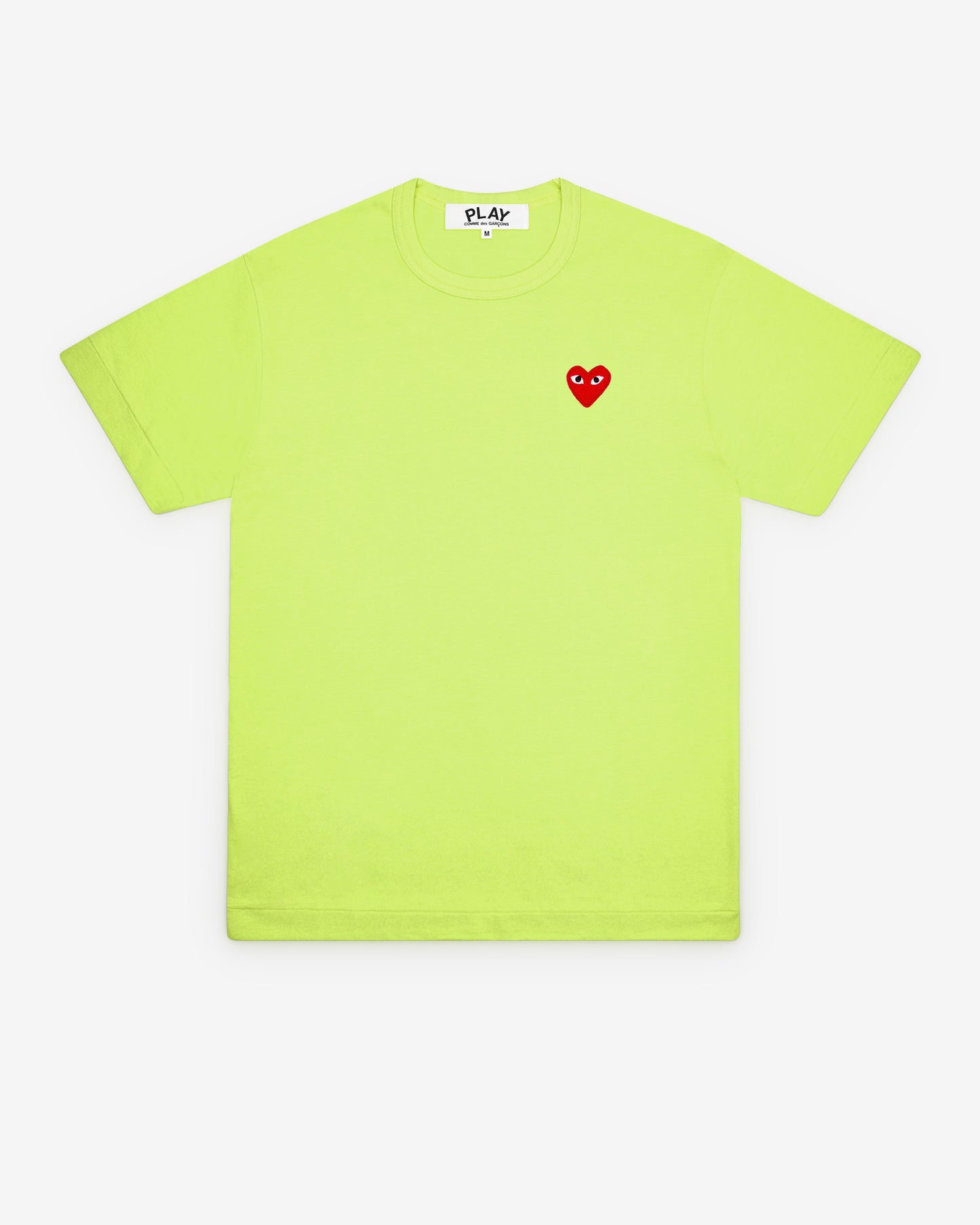 Play Comme des Gar?ons - Bright Red Heart T-Shirt - (Green)