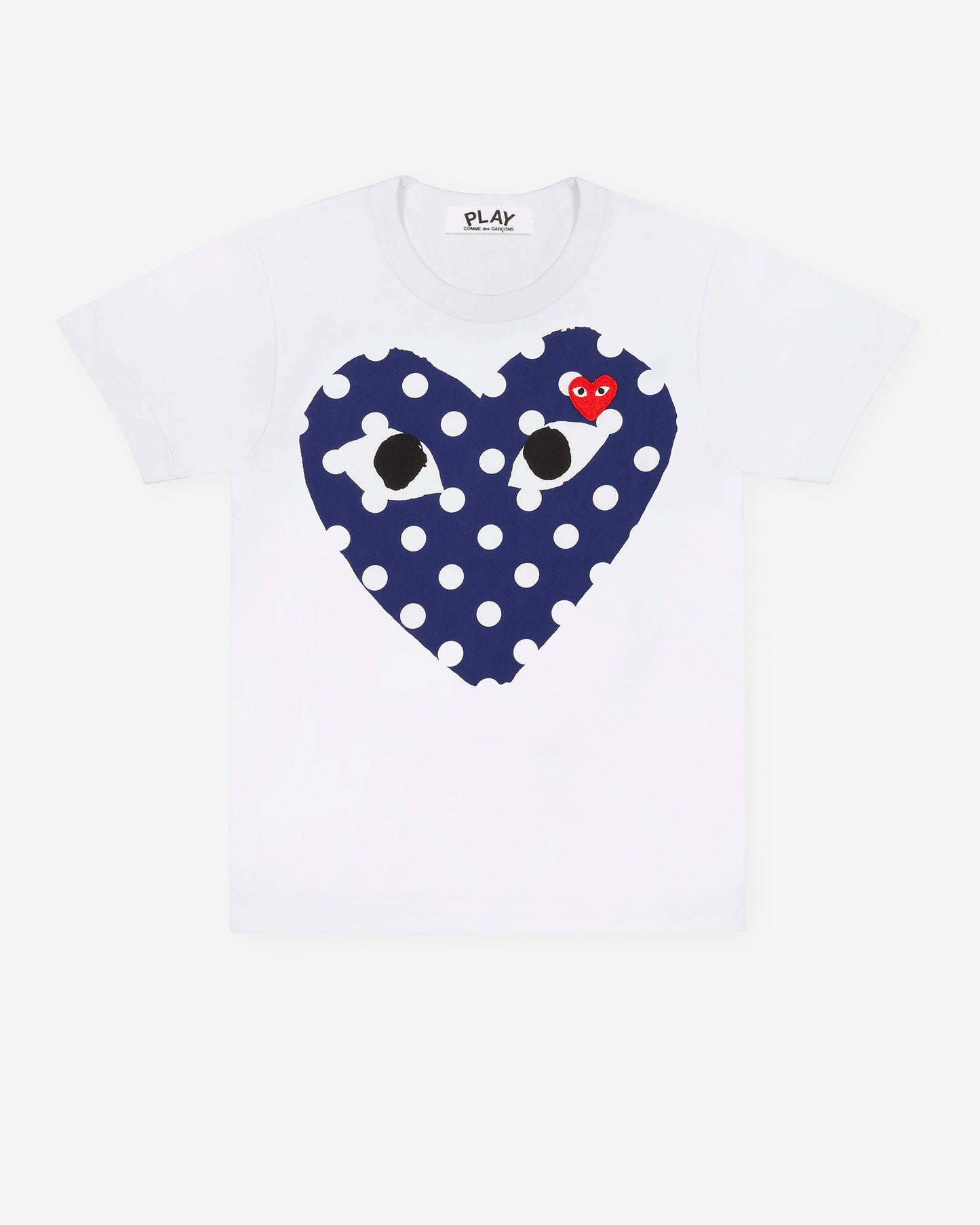 Play Comme des Gar?ons - Polka Dot Big Heart T-Shirt - (White)