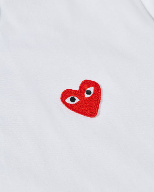 Play Comme des Gar?ons - Red T-Shirt - (White)