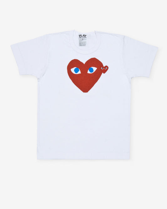 Play Comme des Gar?ons - Red Blue Eyes T-Shirt - (White)