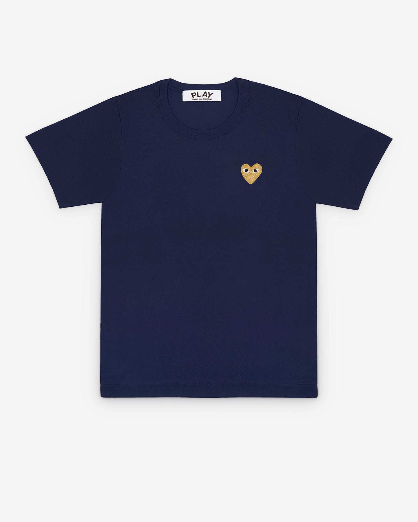 Play Comme des Gar?ons -  Gold Heart T-Shirt - (Navy)