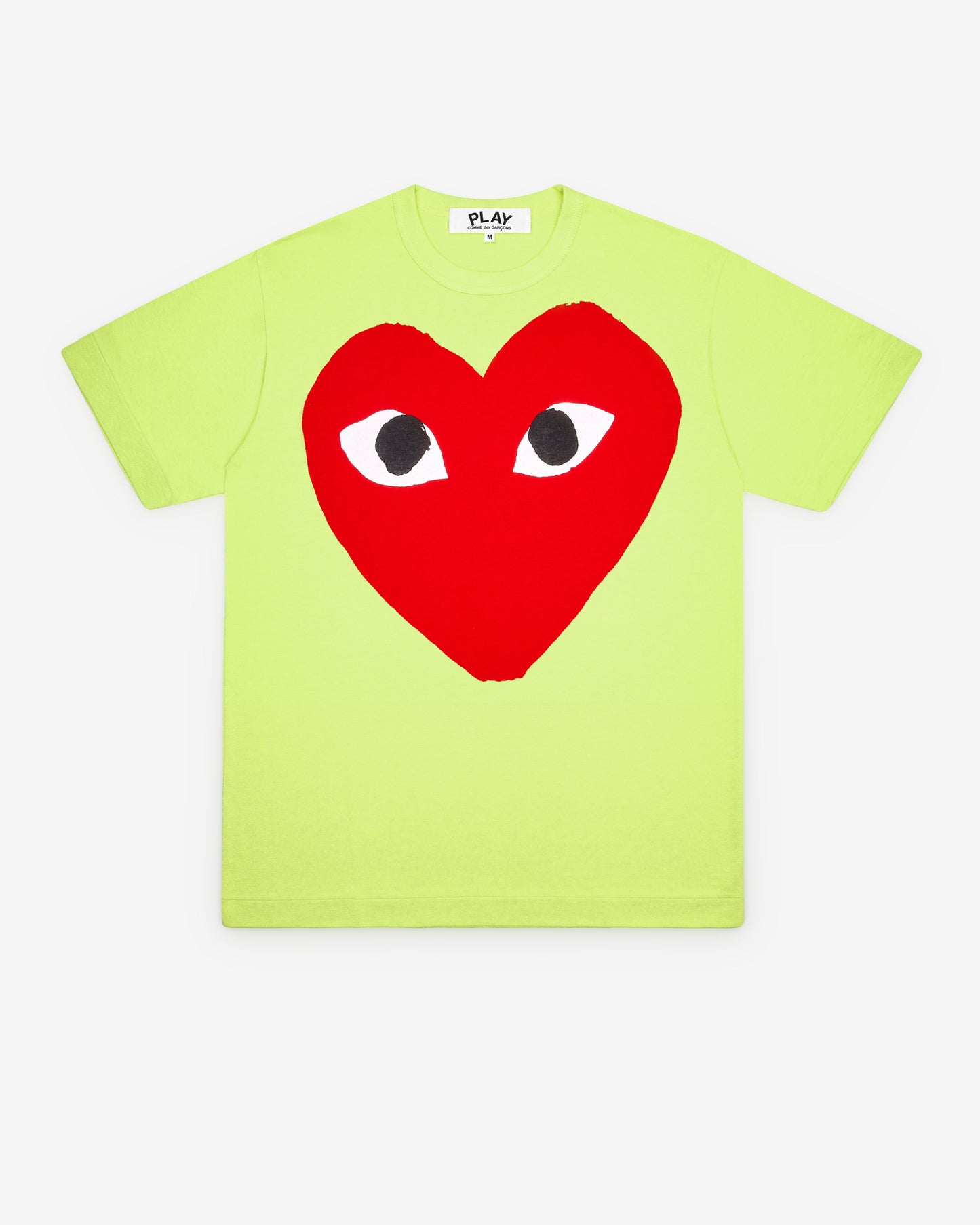 Play Comme des Gar?ons - Bright Heart Logo T-Shirt - (Green)