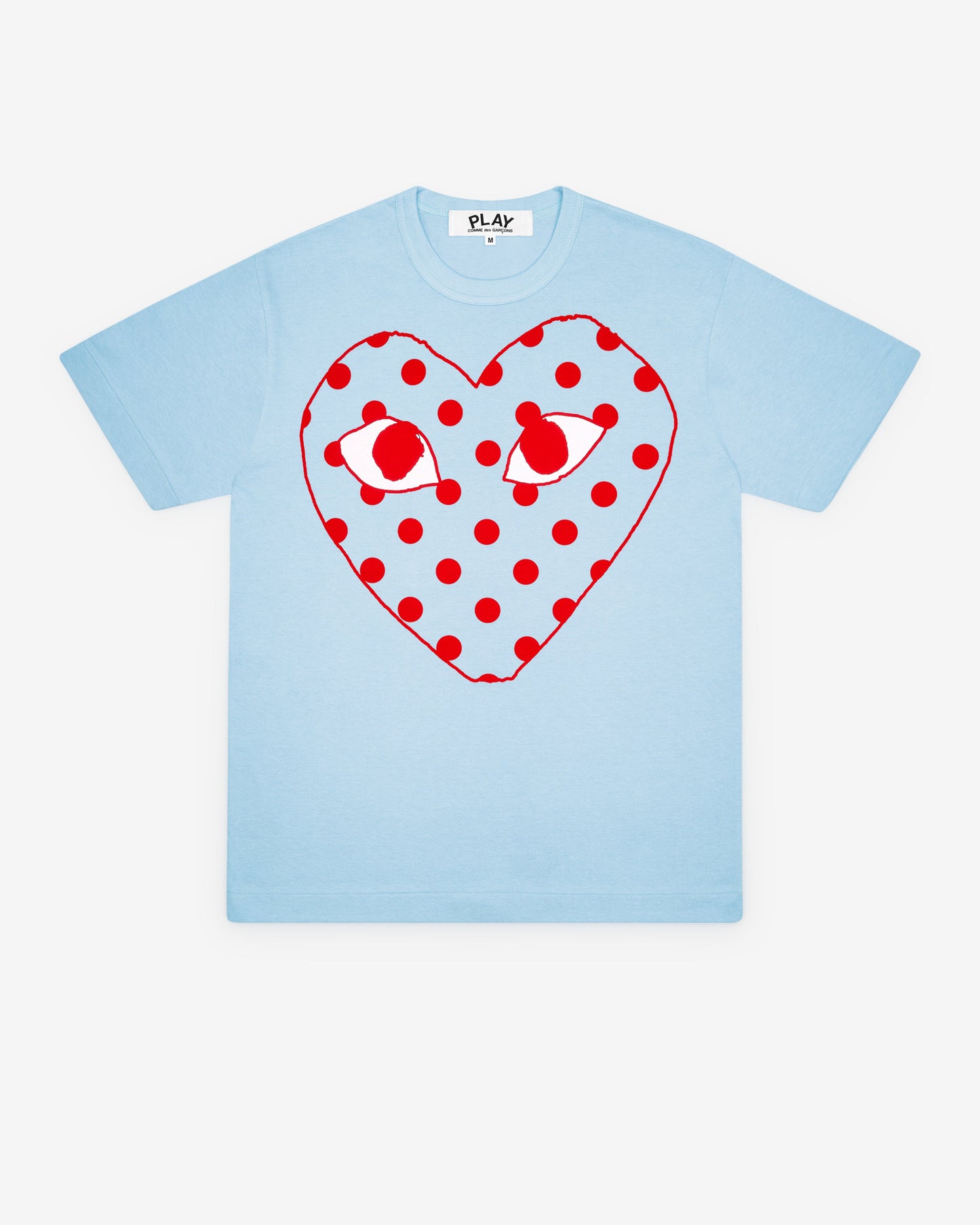 Play Comme des Gar?ons - Bright Spotted Heart T-Shirt - (Blue)