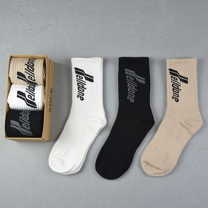 Men socks letter socks