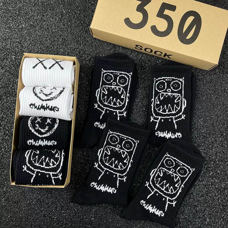 Men socks fall and winterdeodorizing filter sweat-absorbent and breathable